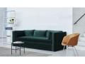 Hackney 3 Seater Lola Dark Green_Rebar_Moire Kelim Grey_AAC 27_Sense cognac chrome base_Eiffel Shelf Warm Sand_.Jpg