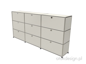 USM Haller 3x3 - szafka