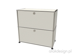 USM Haller 2x1 - szafka