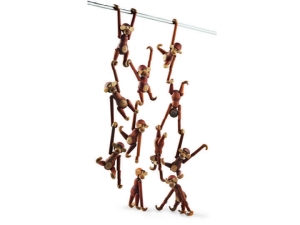 MONKEY medium - drewniana małpka