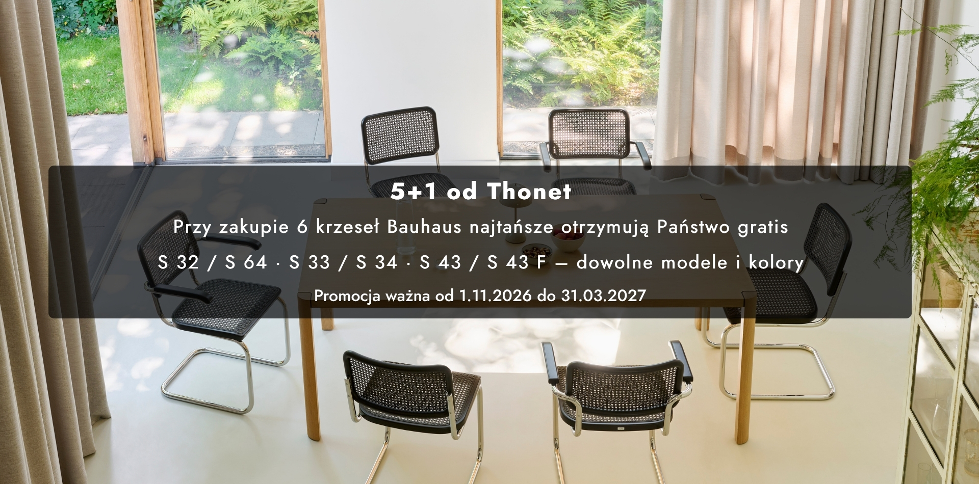 Thonet. Promocja 5+1 - edycja 2026.
